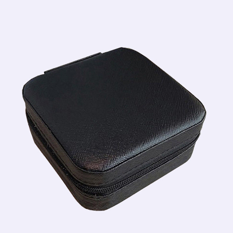 Portable Pu Leather Zipper Jewelry Storage Box (Copy) (Copy)