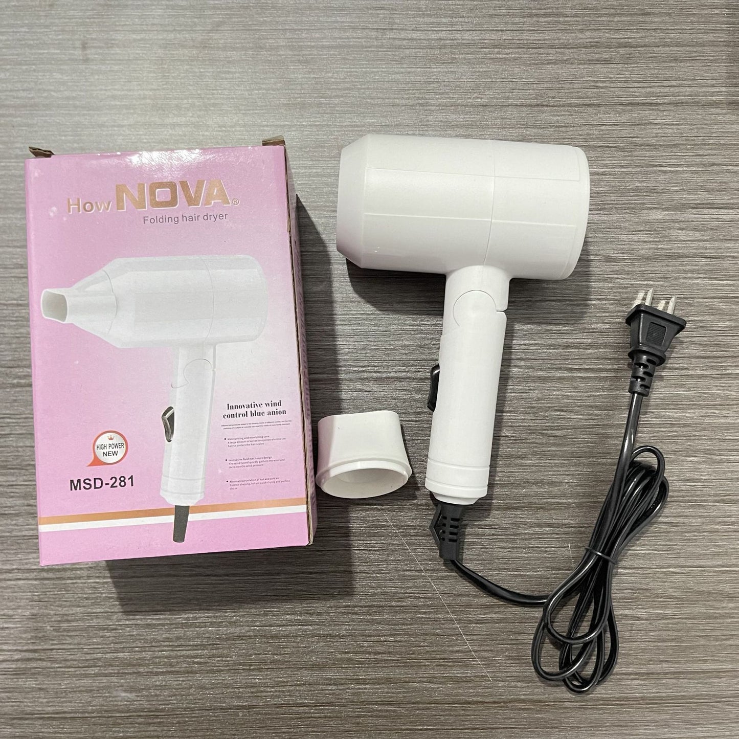 Cartoon Hair Dryer Household Cute Travel Small Foldable