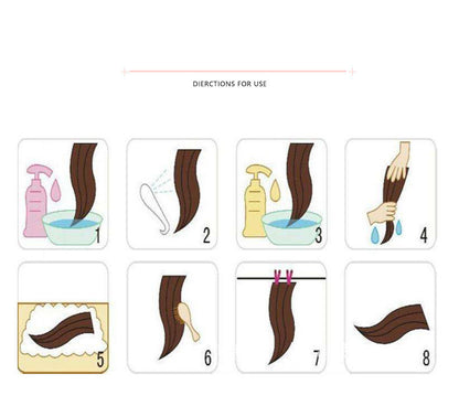 Front Lace Chemical Fiber Long Curly Hair Wig Headgear