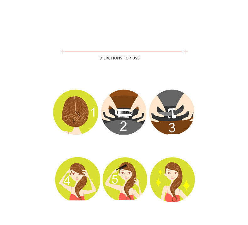 Front Lace Chemical Fiber Long Curly Hair Wig Headgear