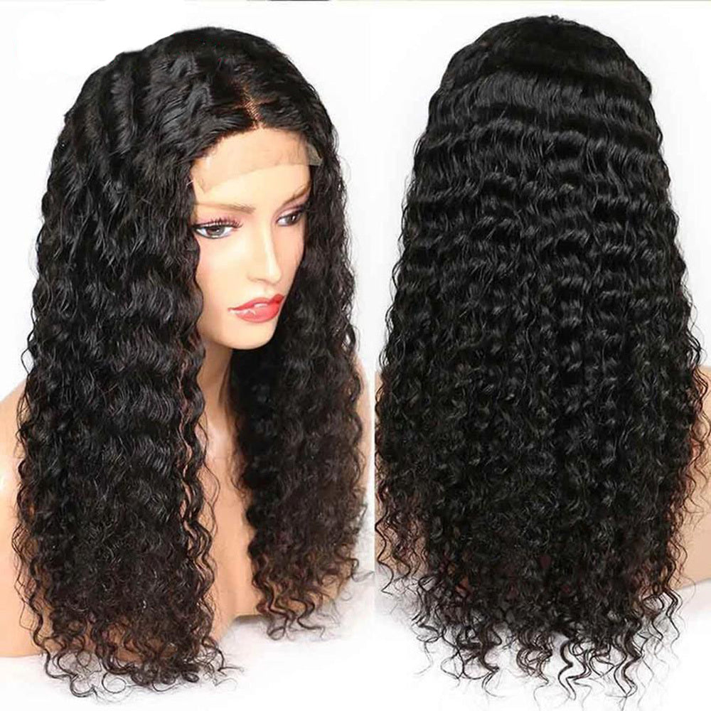 Female Front Lace Chemical Fiber Long Curly Hair Wig