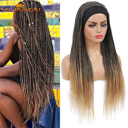 African Dirty Braid Three-strand Braid Head Cover Wig