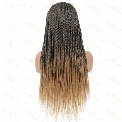 African Dirty Braid Three-strand Braid Head Cover Wig