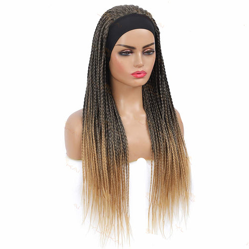 African Dirty Braid Three-strand Braid Head Cover Wig