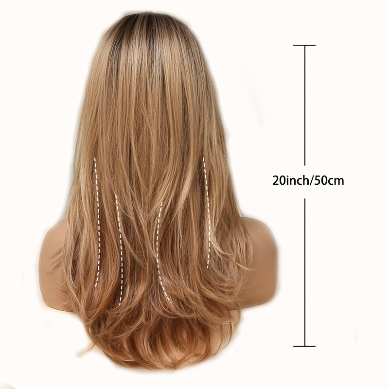 Elegant And Heat-resistant With Long Curly Hair And Waves Non-toxic Wig