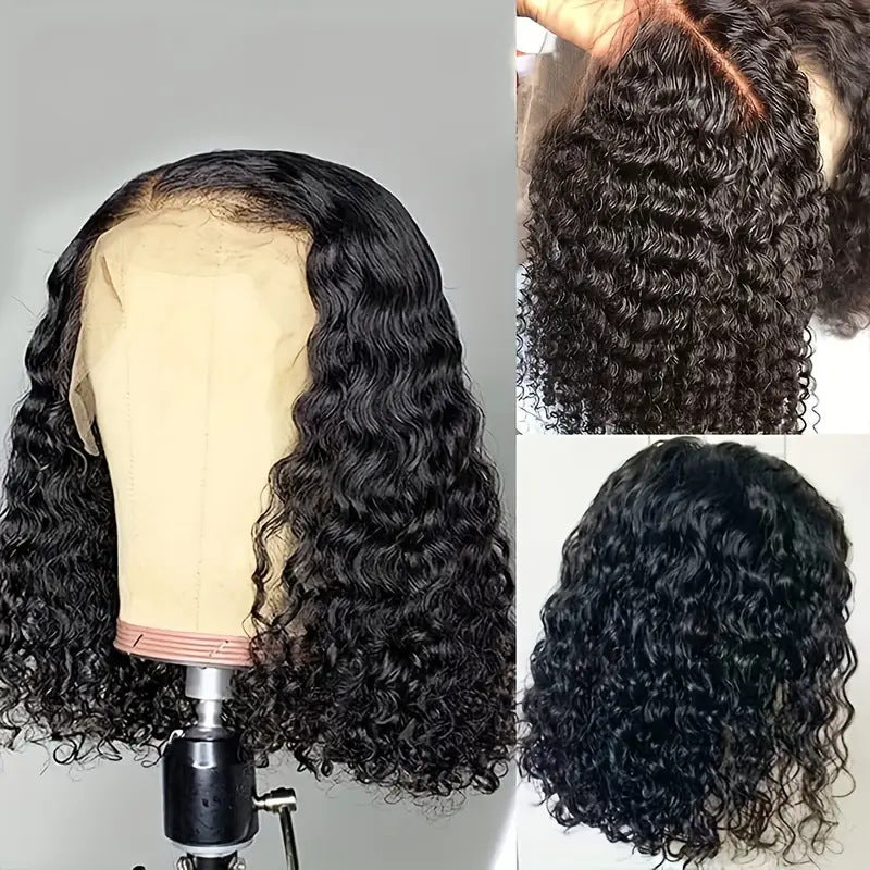 Wig Female Small Volume Corn Curler Short Curly Hair Full-head Wig