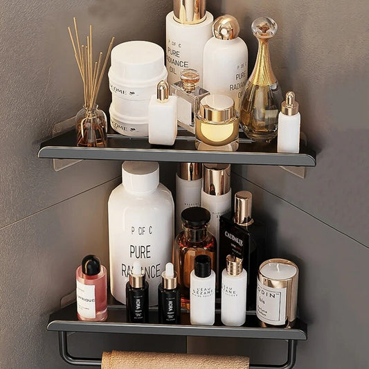 Punch-free Toilet Bathroom Vanity Storage Rack