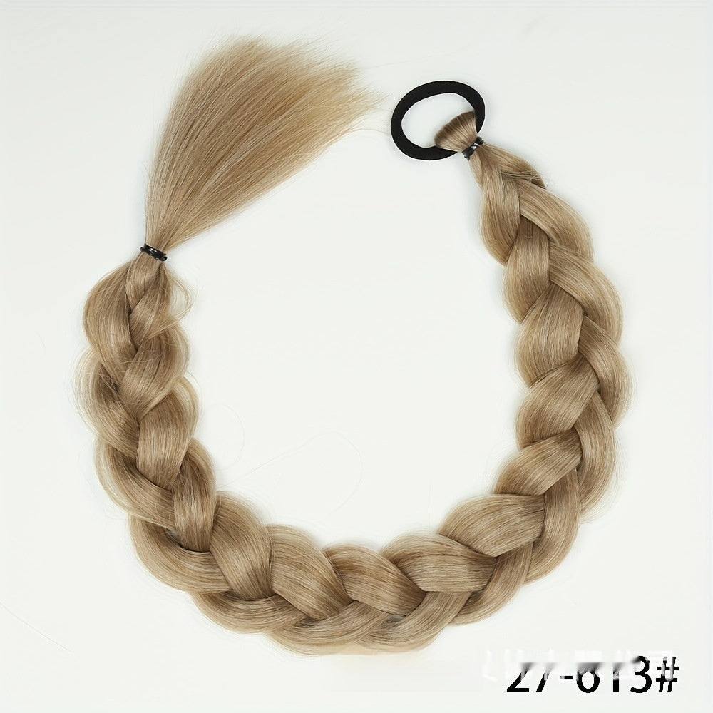 Ponytail 24-inch Fishbone Plaits Headdress Twist High-temperature Wig
