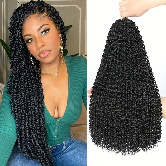 Water Ripple Crochet Wig Braid Crochet Double Strand