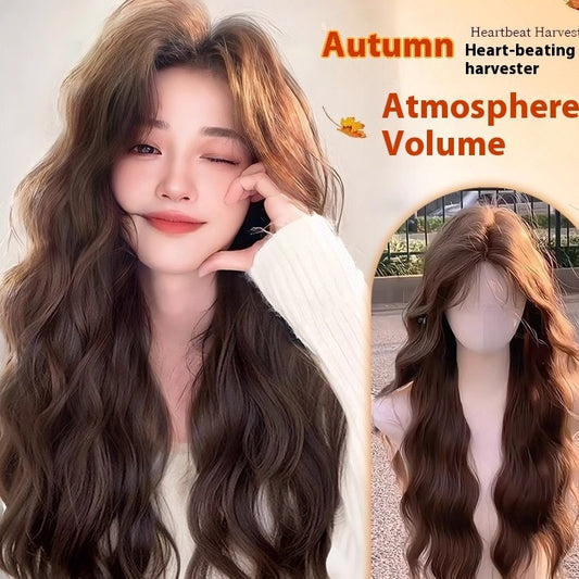 Full-head Wig Artificial Hair Natural Long Curly Hair