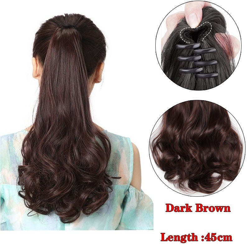 Women's Fashion High Ponytail Catch Clip Wig