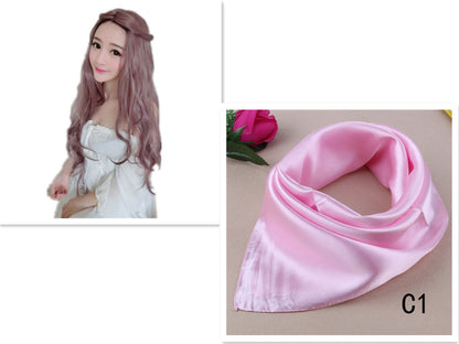 One meter cents wig taro purple long curly hair