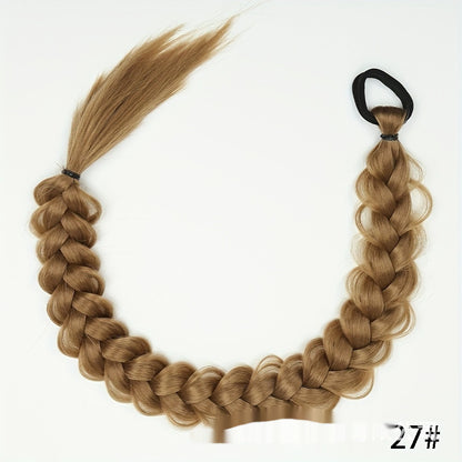 Ponytail 24-inch Fishbone Plaits Headdress Twist High-temperature Wig