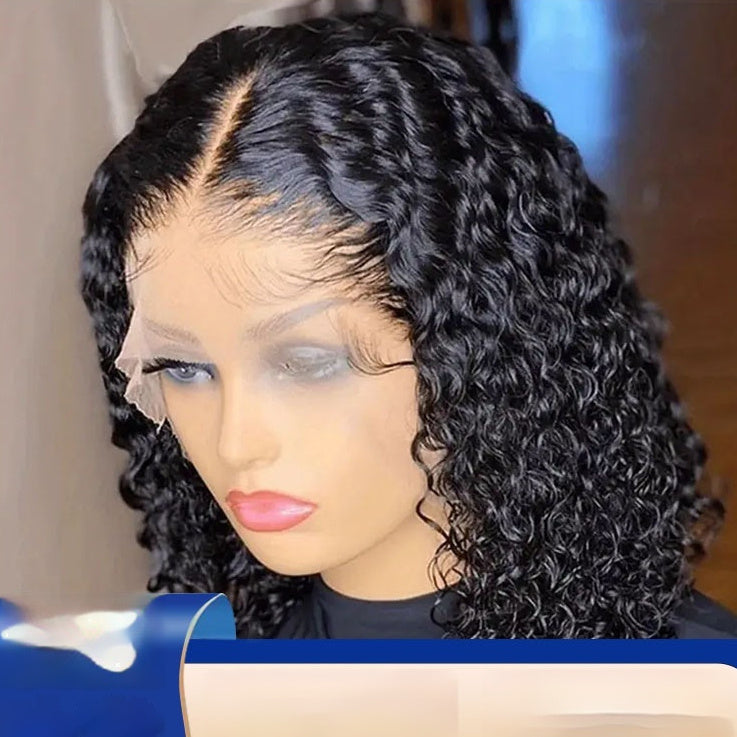 Wig Female Small Volume Corn Curler Short Curly Hair Full-head Wig