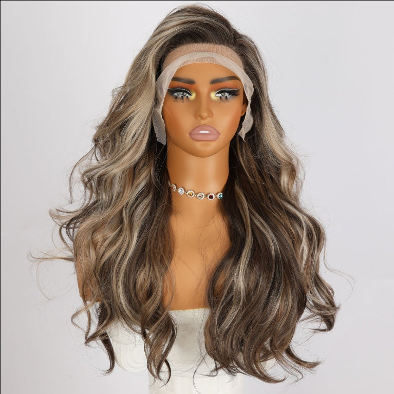 Hot Selling Synthetic Highlight Glueless Wigs For Black