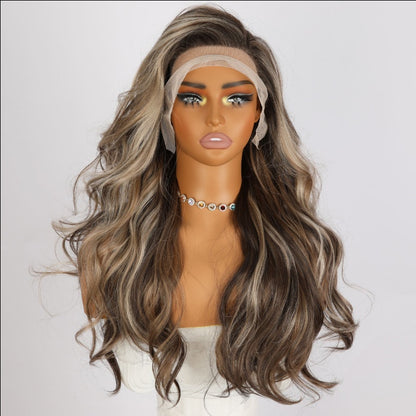 Hot Selling Synthetic Highlight Glueless Wigs For Black