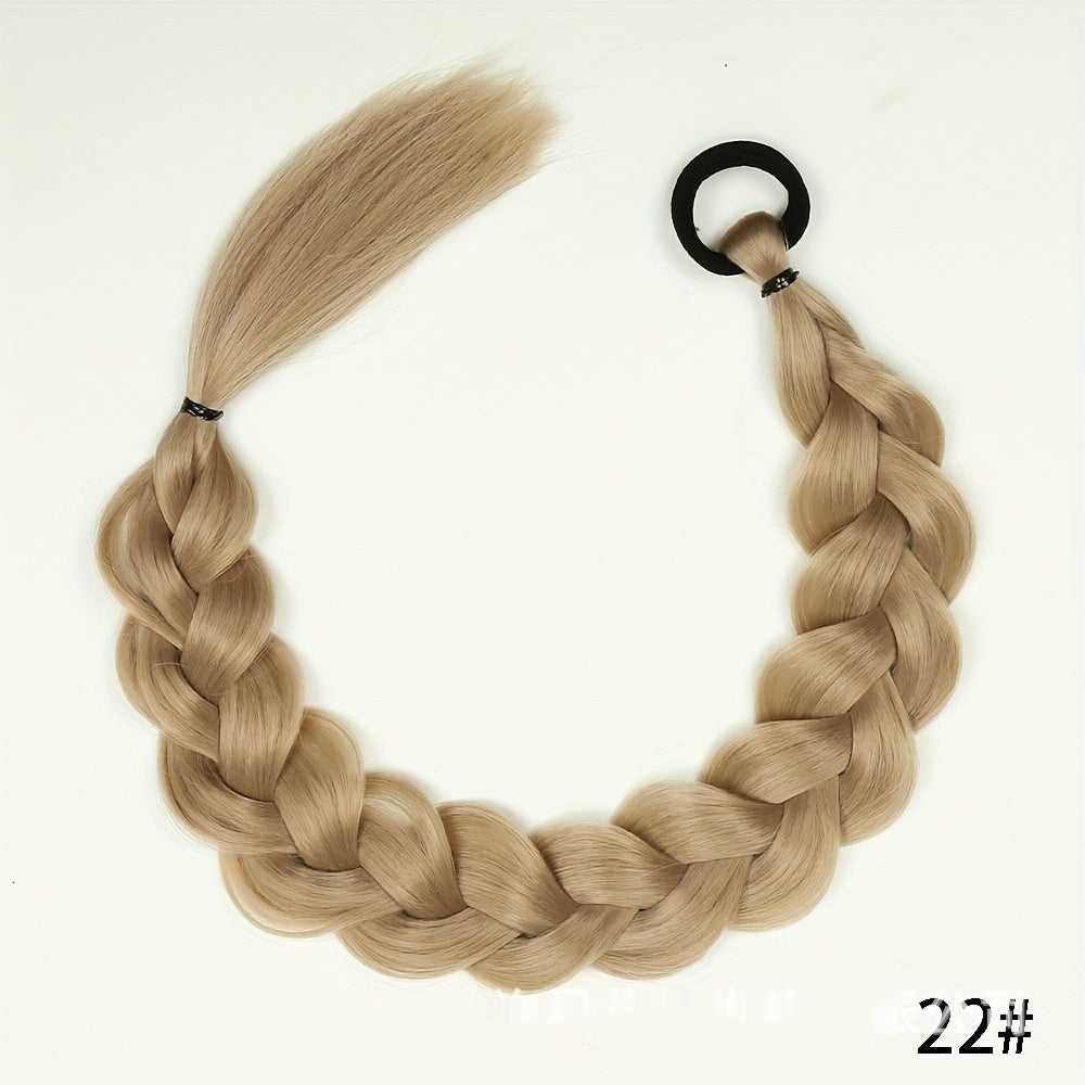 Ponytail 24-inch Fishbone Plaits Headdress Twist High-temperature Wig