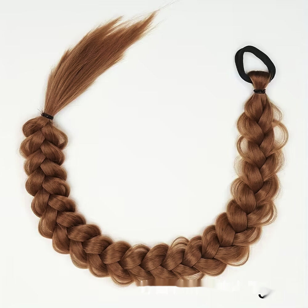 Ponytail 24-inch Fishbone Plaits Headdress Twist High-temperature Wig