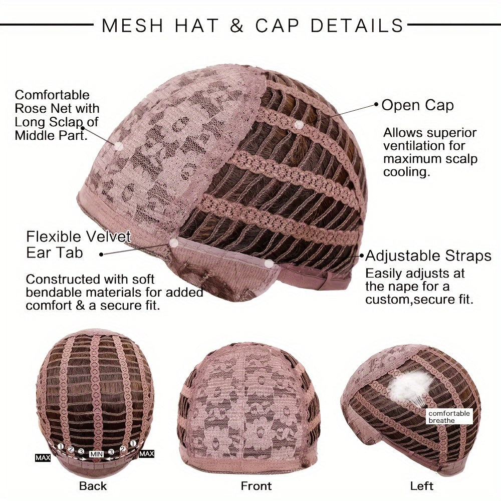 Elegant And Heat-resistant With Long Curly Hair And Waves Non-toxic Wig