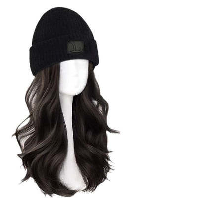 Big Head Small Integrated Fashion Big Wave Full-head Wig