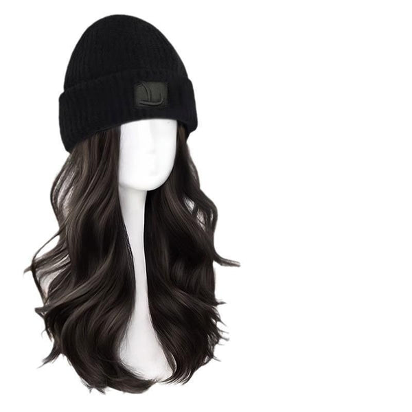 Big Head Small Integrated Fashion Big Wave Full-head Wig
