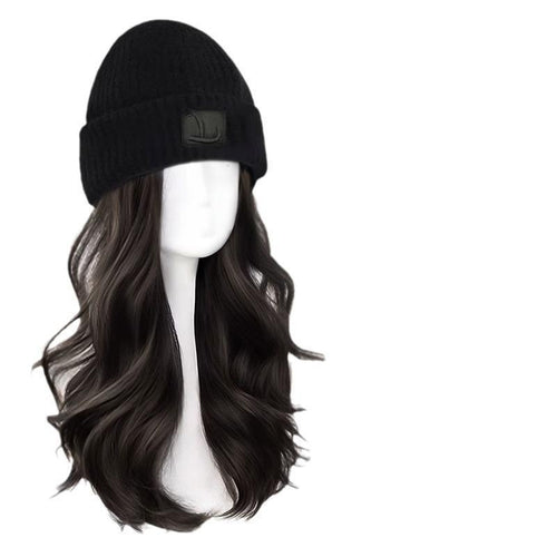 Big Head Small Integrated Fashion Big Wave Full-head Wig