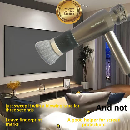 A Hairbrush For Hair Dryers, With Soft Bristles