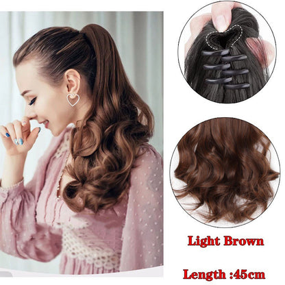 Women's Fashion High Ponytail Catch Clip Wig